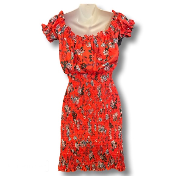 Floral Off Shoulder Summer Dress - Picture 2 of 2